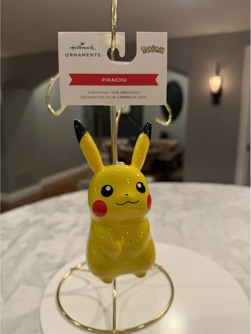 Hallmark Pokémon Pikachu Christmas Ornament Shatterproof New With Tags